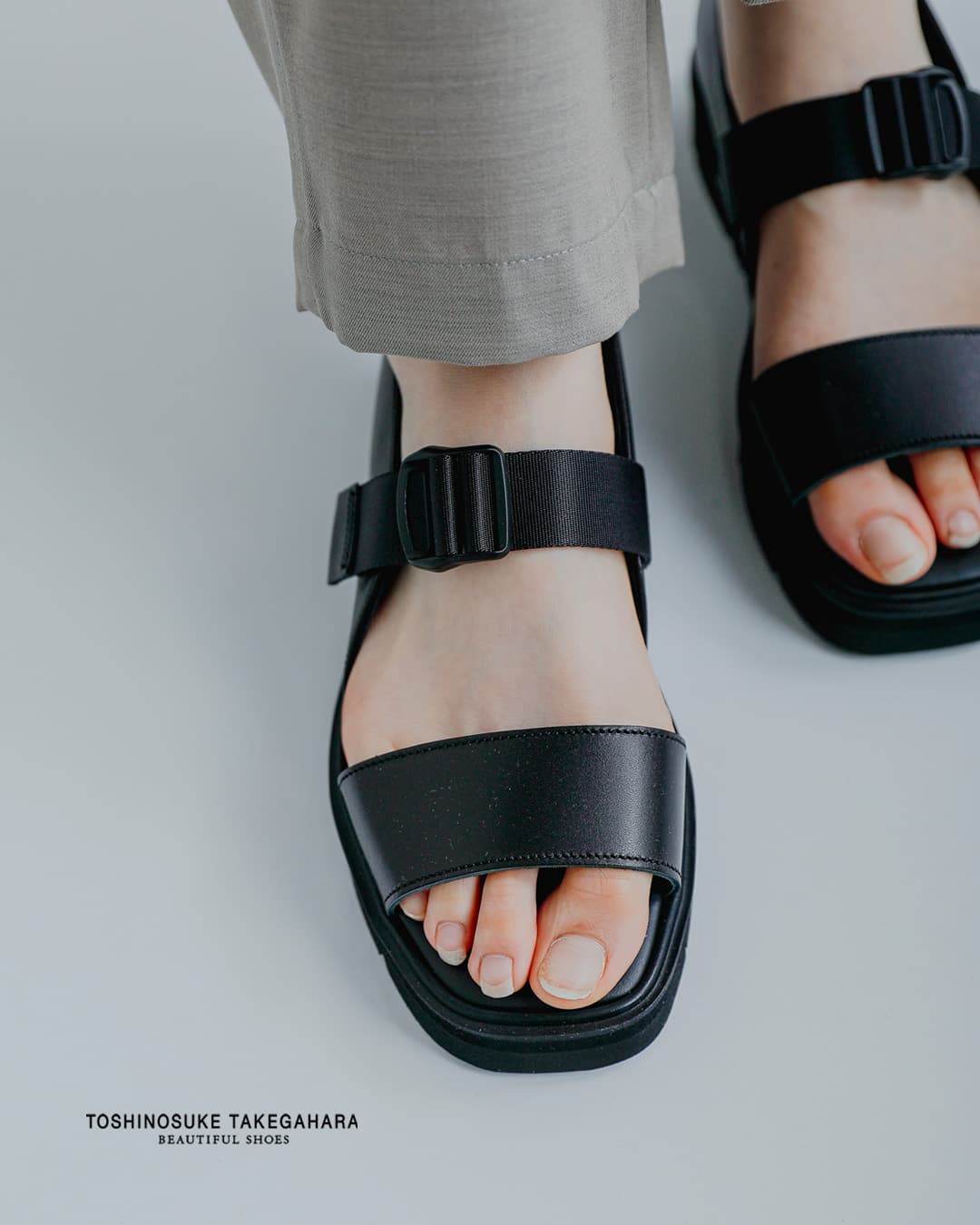 BEAUTIFUL SHOES�X�e�A���U�[ �r�u�����\�[�� �����X�g���b�v �T���_�� one-strap-sandals
