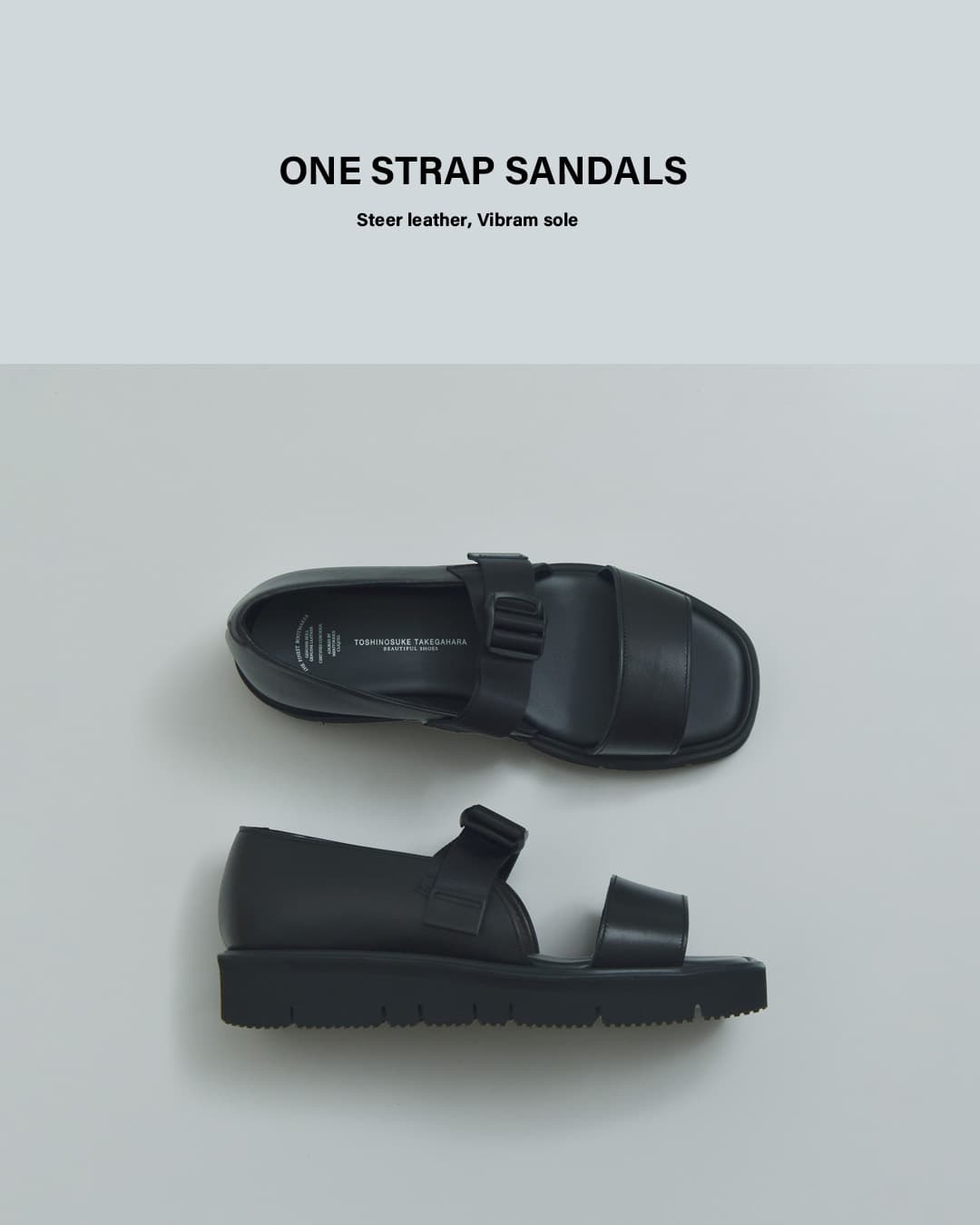 BEAUTIFUL SHOES�X�e�A���U�[ �r�u�����\�[�� �����X�g���b�v �T���_�� one-strap-sandals