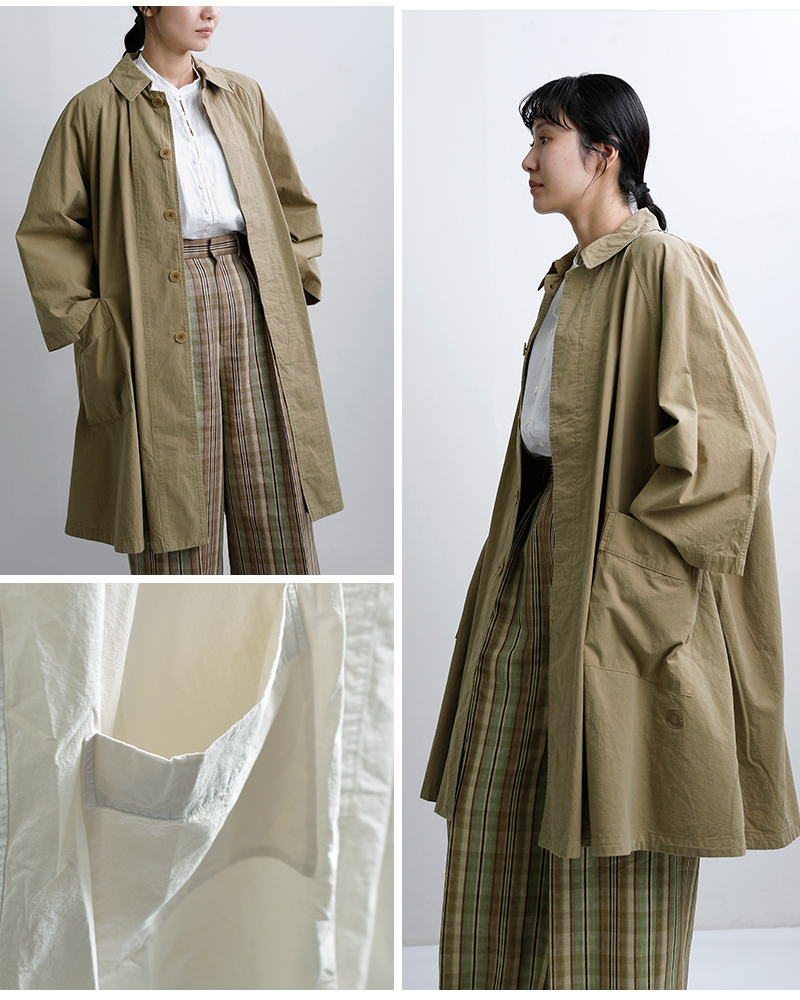 ORCIVAL(オーチバル・オーシバル)コットンAラインラグランコートor-a0779gdp