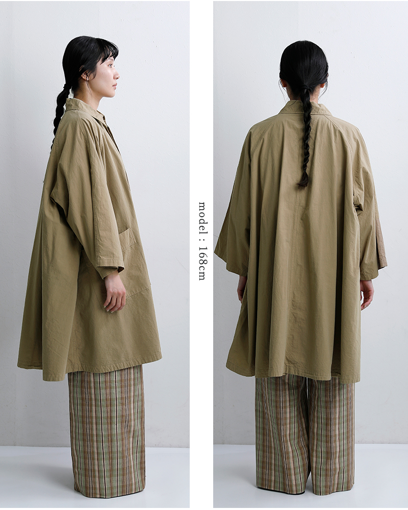 ORCIVAL(オーチバル・オーシバル)コットンAラインラグランコートor-a0779gdp