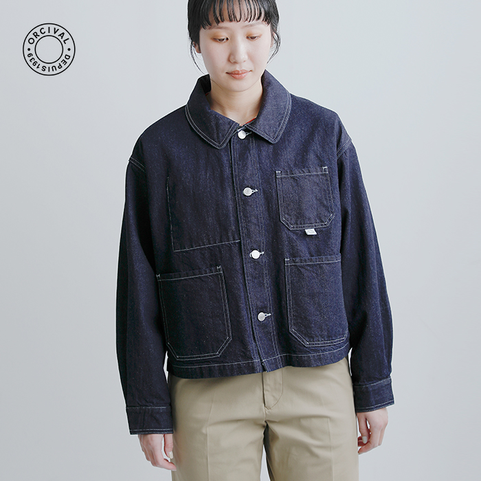 ORCIVAL オーチバル オーシバル コットンヘンプデニム カバーオール