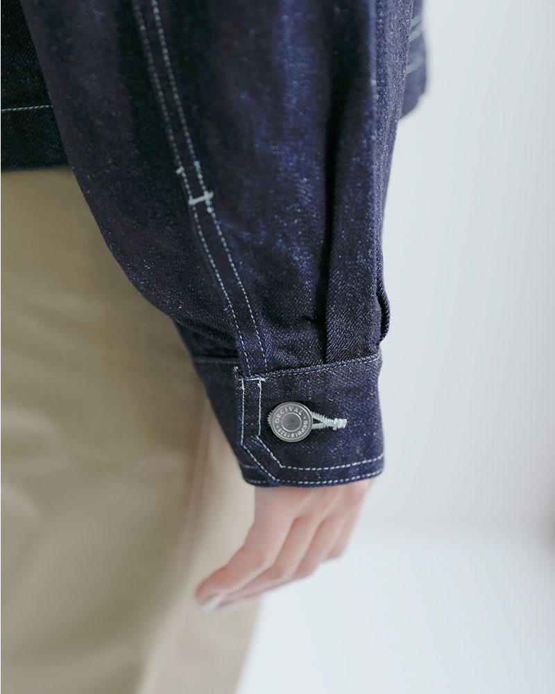 ORCIVAL(オーチバル・オーシバル)コットンヘンプデニムカバーオールジャケットor-a0784mdm