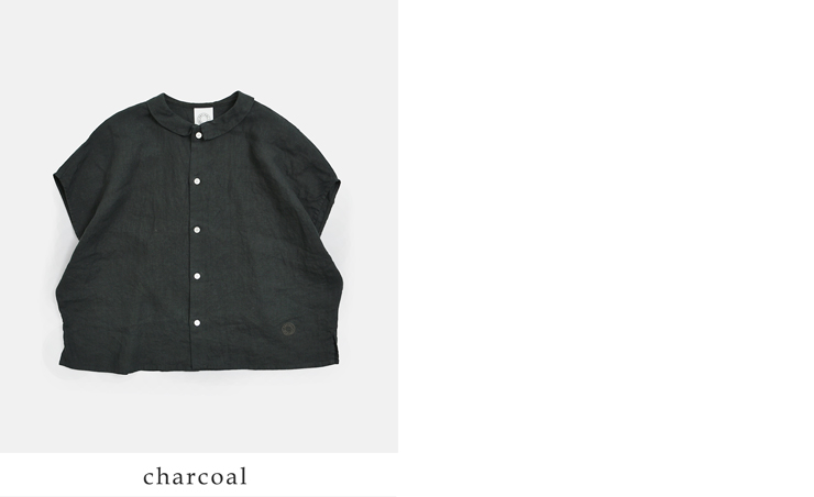 ORCIVALリネン フレンチスリーブ シャツ or-b0360ylm-26ss