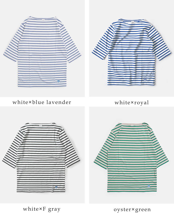 ORCIVAL(オーチバル・オーシバル)40/2ジャージー ボートネック ハーフスリーブ プルオーバー or-c0136bfj-26ss