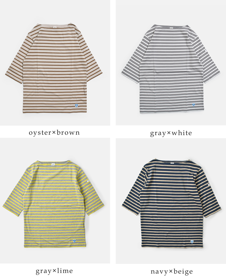 ORCIVAL(オーチバル・オーシバル)40/2ジャージー ボートネック ハーフスリーブ プルオーバー or-c0136bfj-26ss