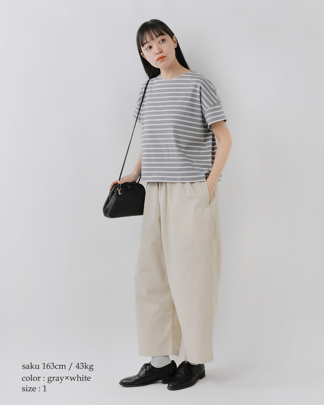 ORCIVAL40/2ジャージー ボートネック ショートスリーブ プルオーバー or-c0335bfj-26ss