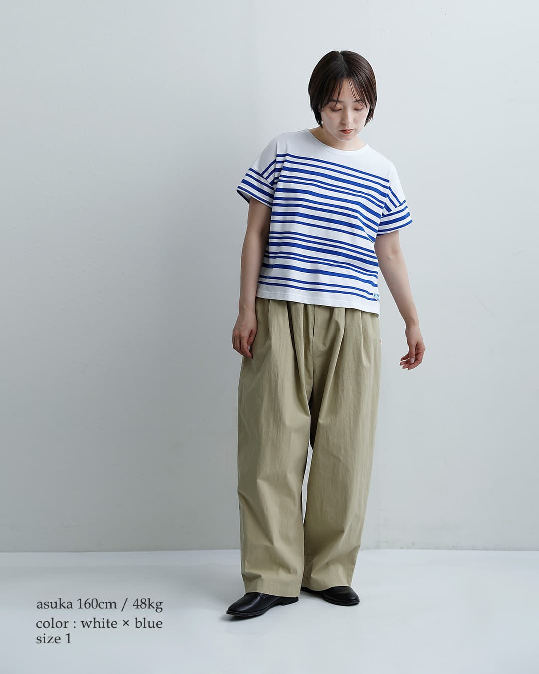 ORCIVAL40/2ジャージー ボートネック ショートスリーブ プルオーバー or-c0335lob