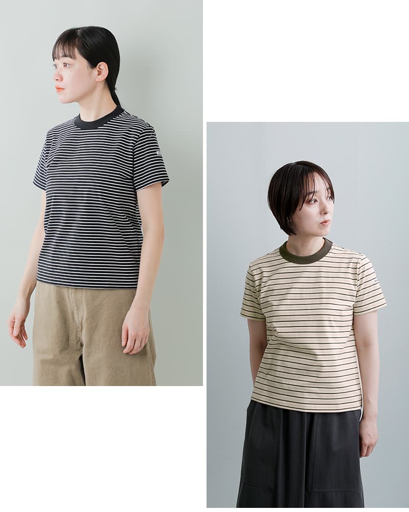 ORCIVALストレッチ クルーネック ショートスリーブ プルオーバー or-c0415ccf-26ss