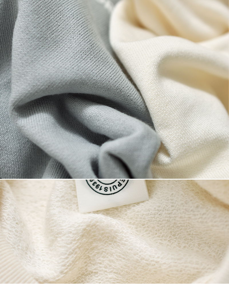 ORCIVAL(オーチバル・オーシバル)ミニフレンチテリークルーネックカーディガンor-c0435maz