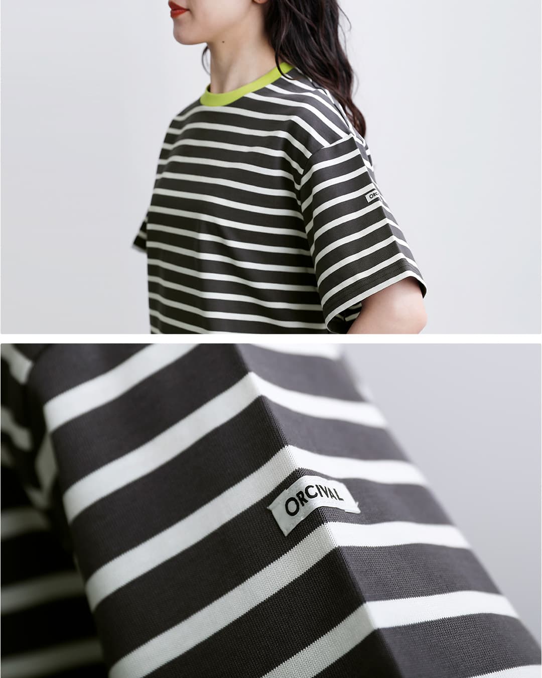 ORCIVALコットン天竺 クルーネック 半袖Tシャツ or-c0518msd