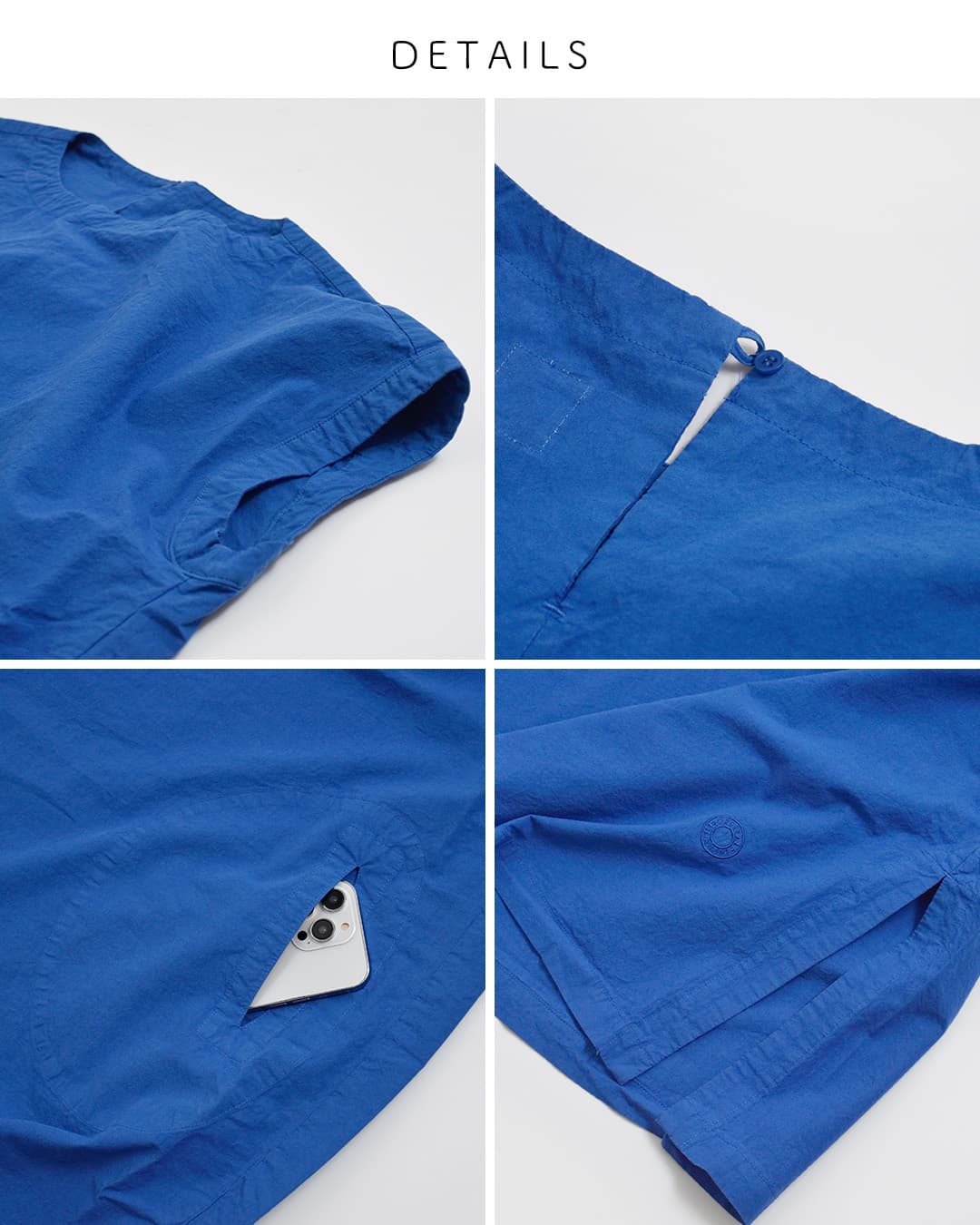 ORCIVAL(オーチバル・オーシバル)コットン リラックス 半袖 ワンピース or-g0116gdp