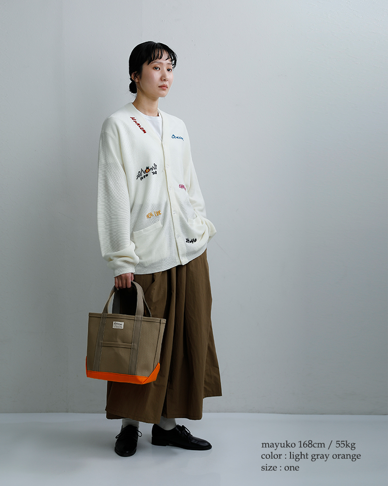 ORCIVAL(オーチバル・オーシバル)ヘビーキャンバス配色トートバッグスモールor-h0285kwc-bi