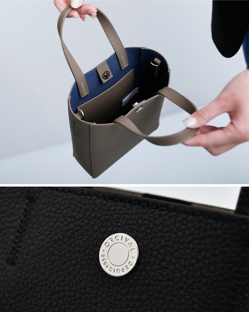 ORCIVALダブルフェイスレザー 2way ショルダーバッグ or-h0346dft-26ss