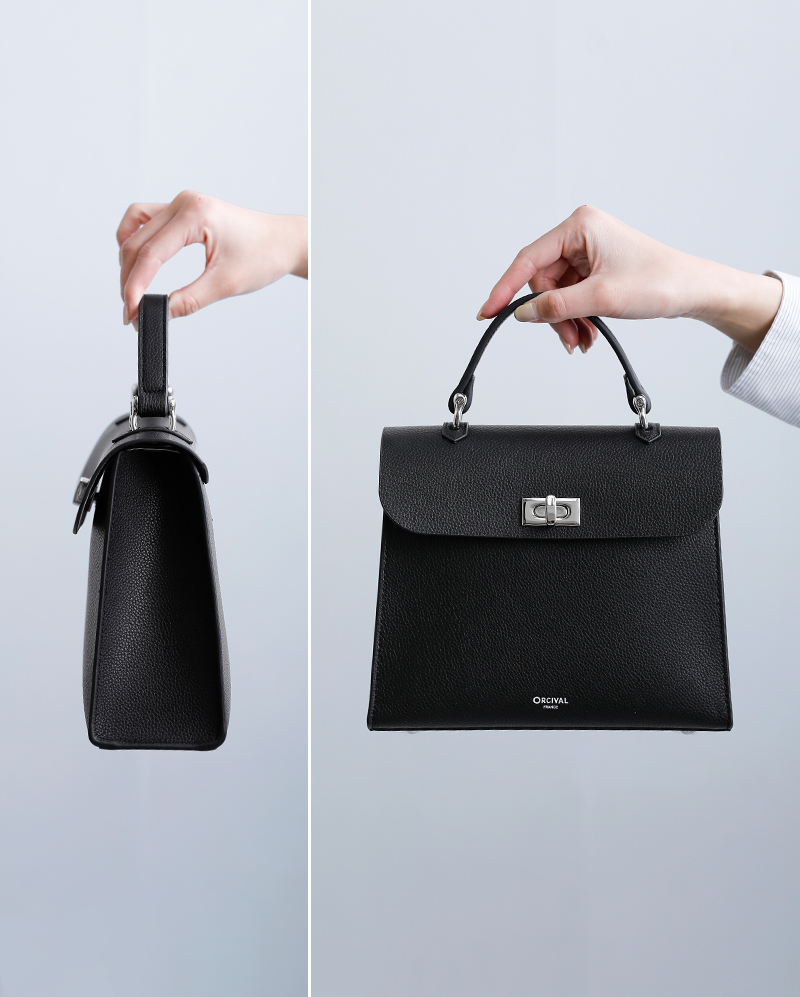 ORCIVALダブルフェイスレザー ハンドバッグ or-h0385dft