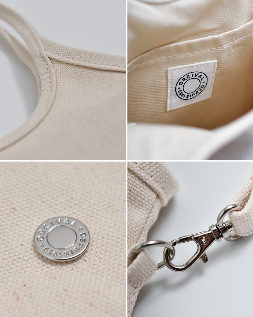 ORCIVALコットン キャンバス 2way ショルダーバッグ or-h0387lcs