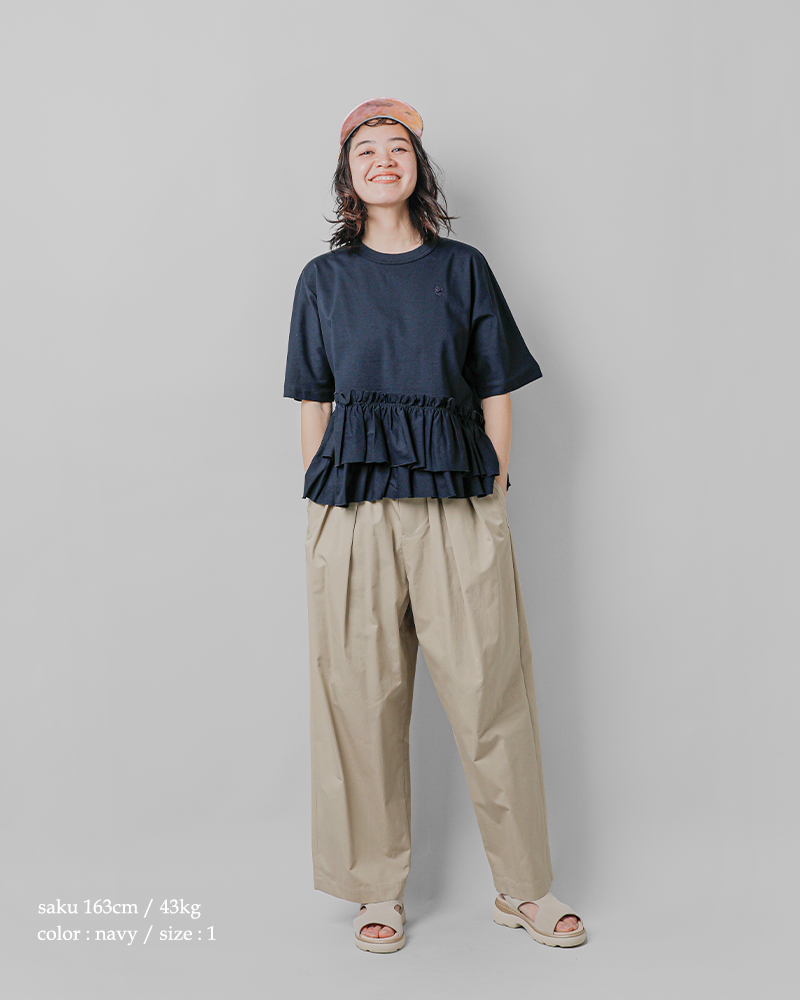 RHODOLIRION(ロドリリオン)コットンスワローフリルティアードブラウス“SwallowFrillTieredTop”or780