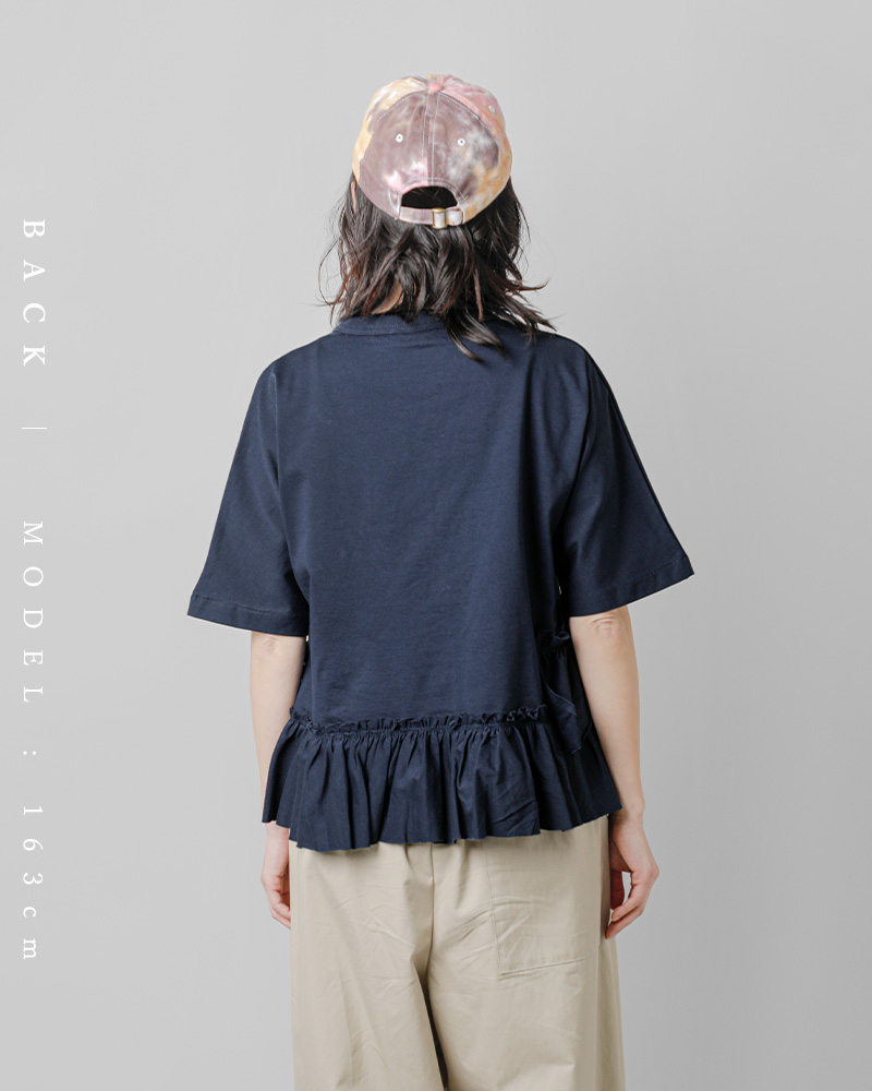 RHODOLIRION(ロドリリオン)コットンスワローフリルティアードブラウス“SwallowFrillTieredTop”or780