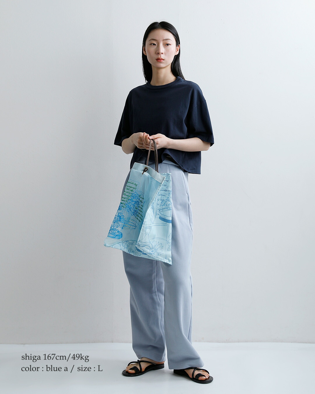 manipuriオーガンジー シルク トートバッグ Lサイズ orgsilk-tote-l