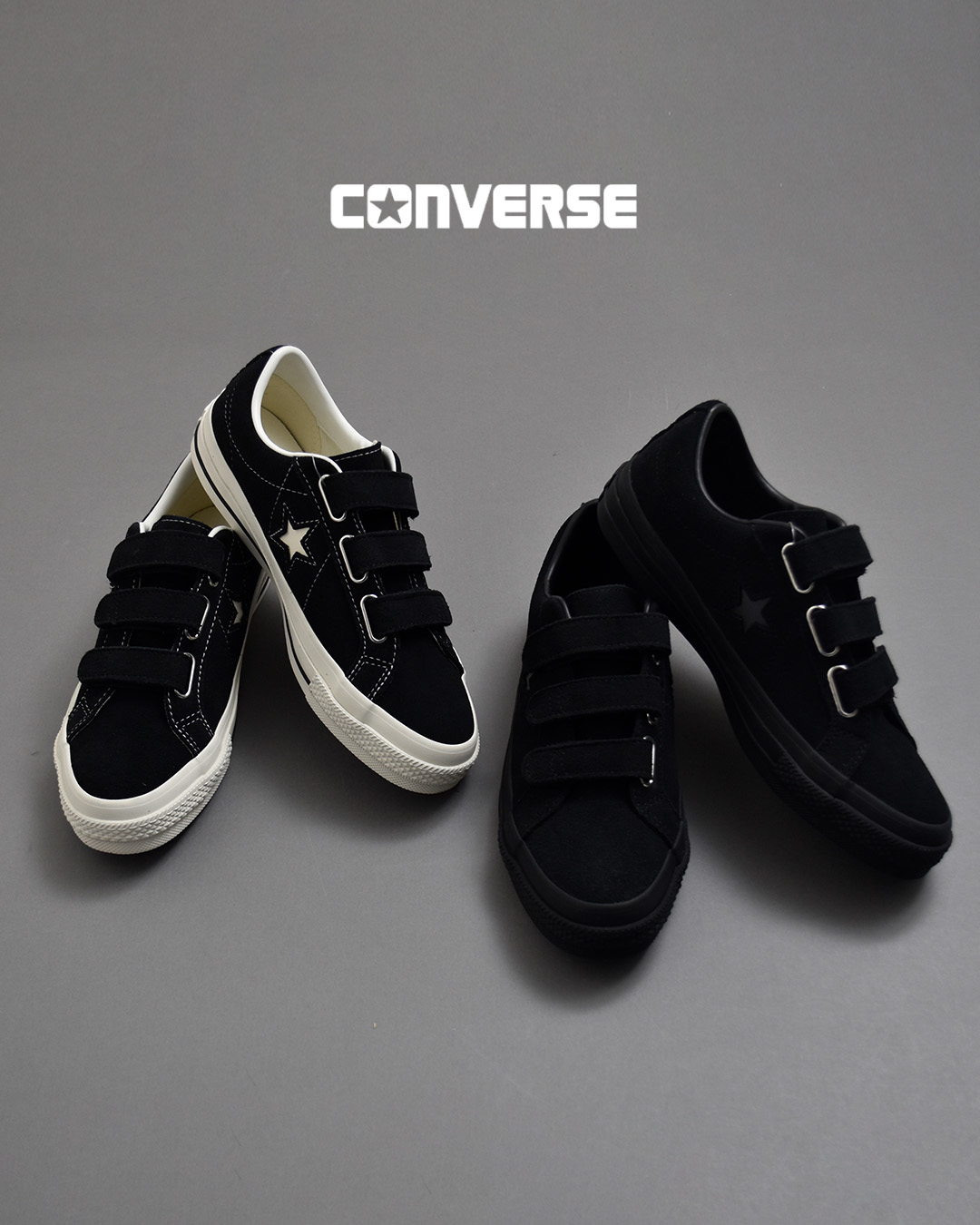CONVERSEワンスター スエード ベルクロ スニーカー os-suede-v-3