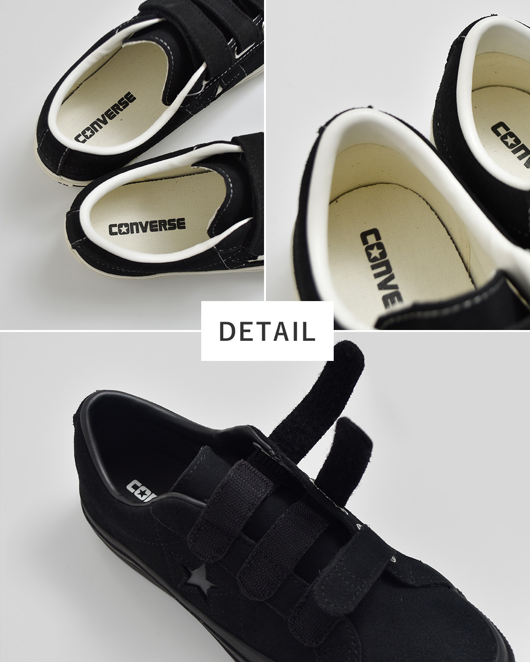 CONVERSEワンスター スエード ベルクロ スニーカー os-suede-v-3