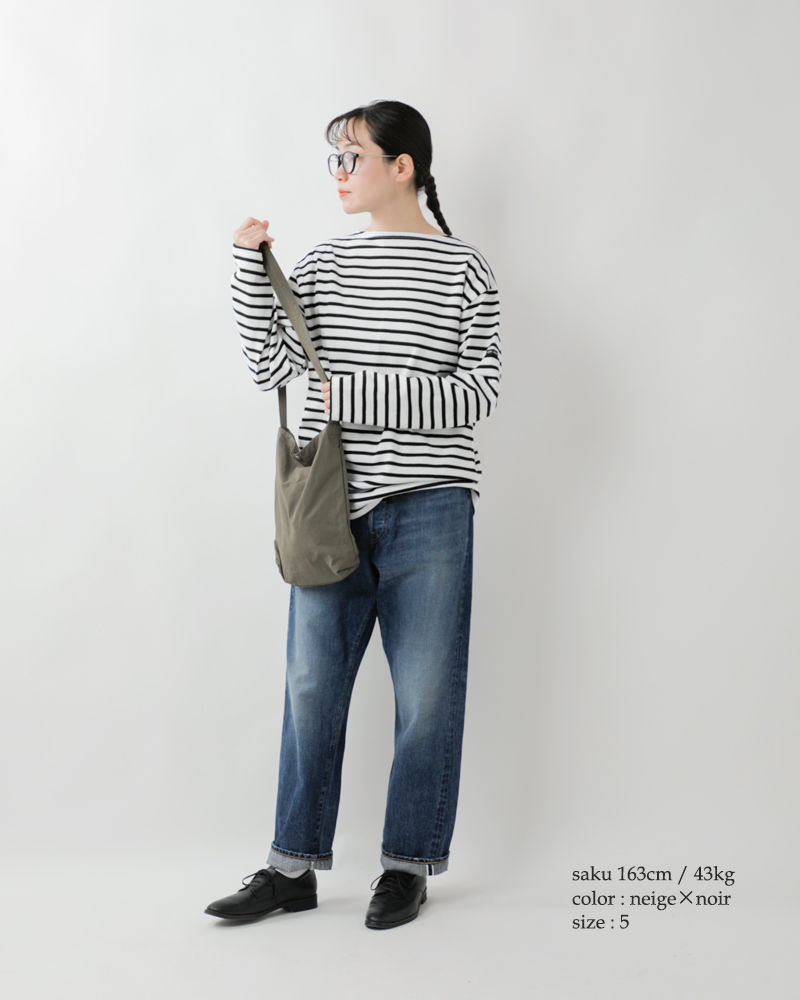 SAINT JAMES(セントジェームス)厚手 コットン ボートネック カットソー ouessant