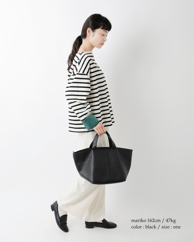 MARINE DAY(マリンデイ)イタリー シュリンク トートバッグ “PALMS” palms-shrunk