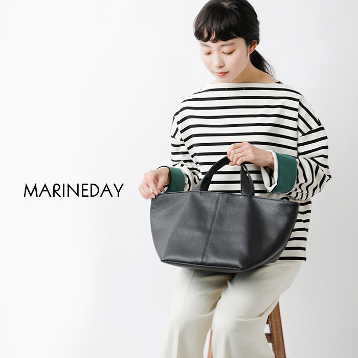 MARINE DAY(マリンデイ)イタリー シュリンク トートバッグ “PALMS” palms-shrunk