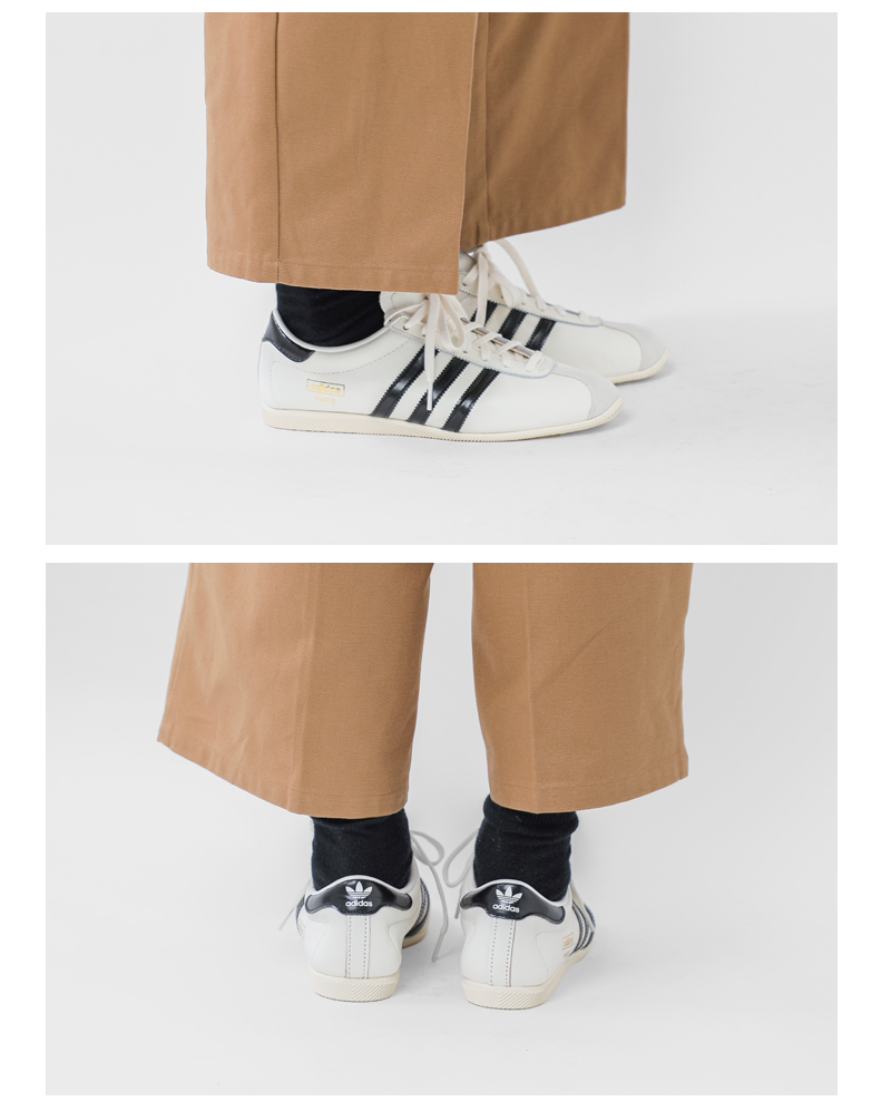 adidas Originalsスムースレザー ローテク クラシック スニーカー PARIS W paris-w