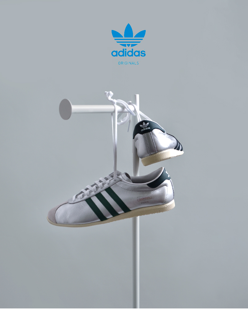 adidas Originals(アディダス オリジナルス)スムースレザーメタリックローテククラシックスニーカーPARIS-Wparis-w-same1