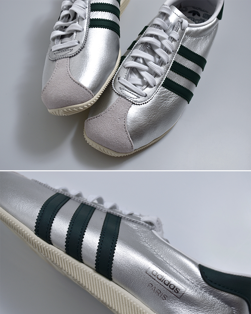 adidas Originals(アディダス オリジナルス)スムースレザーメタリックローテククラシックスニーカーPARIS-Wparis-w-same1