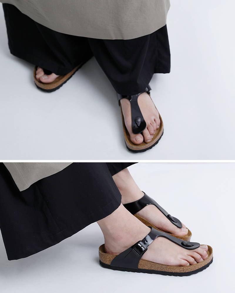 BIRKENSTOCK(ビルケンシュトック)ギゼ ビルコフロー パテントレザー トング サンダル GIZEH gizeh-patent-same1