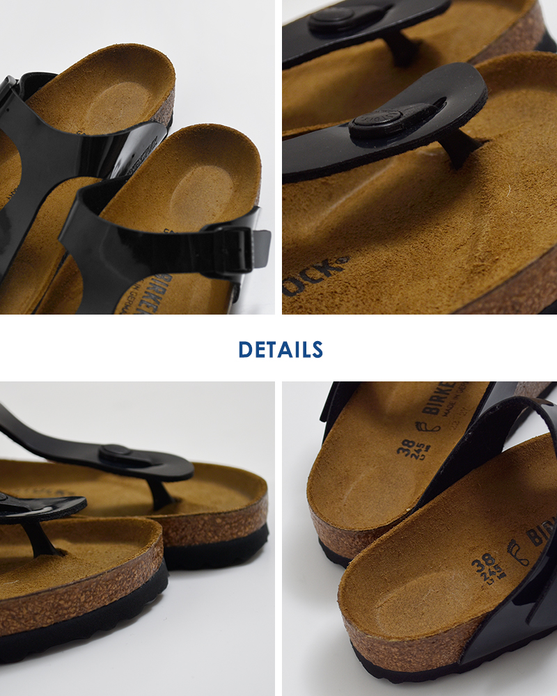 BIRKENSTOCK(ビルケンシュトック)ギゼ ビルコフロー パテントレザー トング サンダル GIZEH gizeh-patent-same1