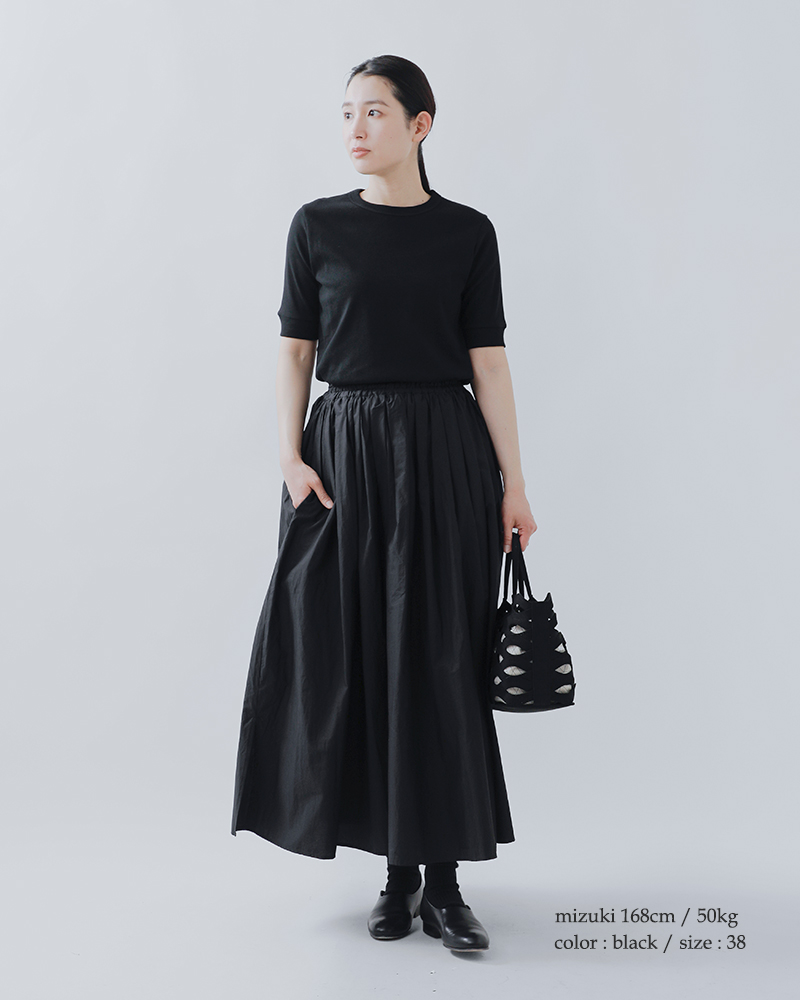 NOUVELLES DU PARADISトロワフライス 5分袖 クルーネック プルオーバー pc19121a