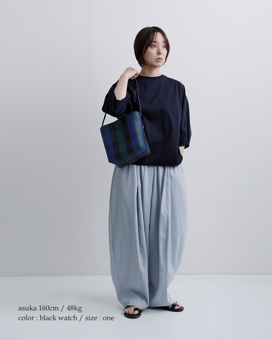OJO DE MEXチェック カゴ トートバッグ “Plastico Cago Tote Shoulder” pct-shoulder