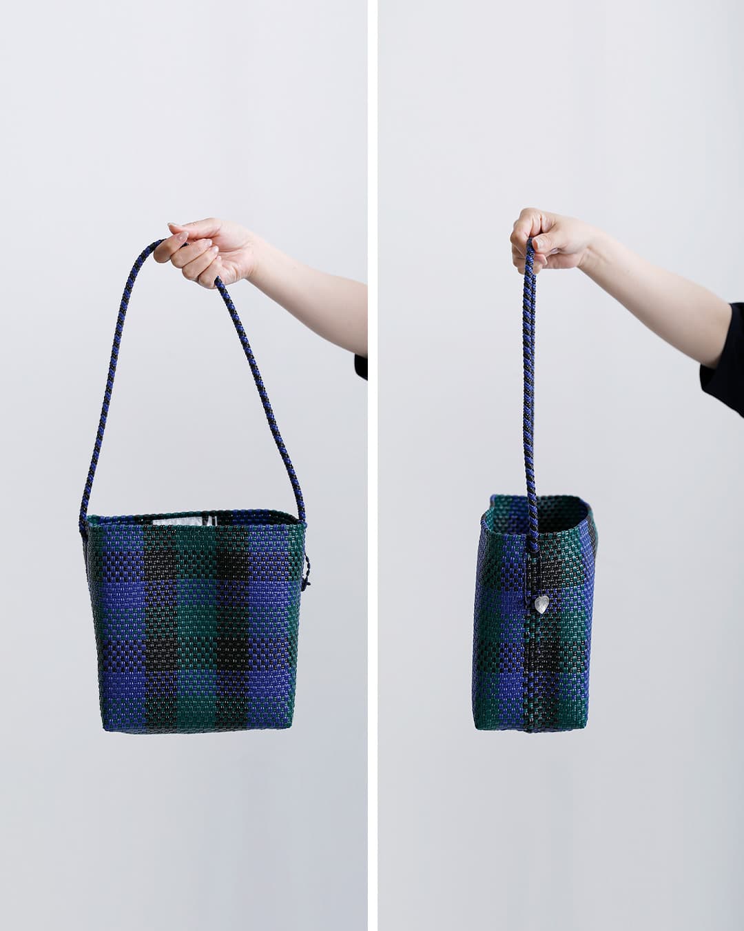 OJO DE MEXチェック カゴ トートバッグ “Plastico Cago Tote Shoulder” pct-shoulder