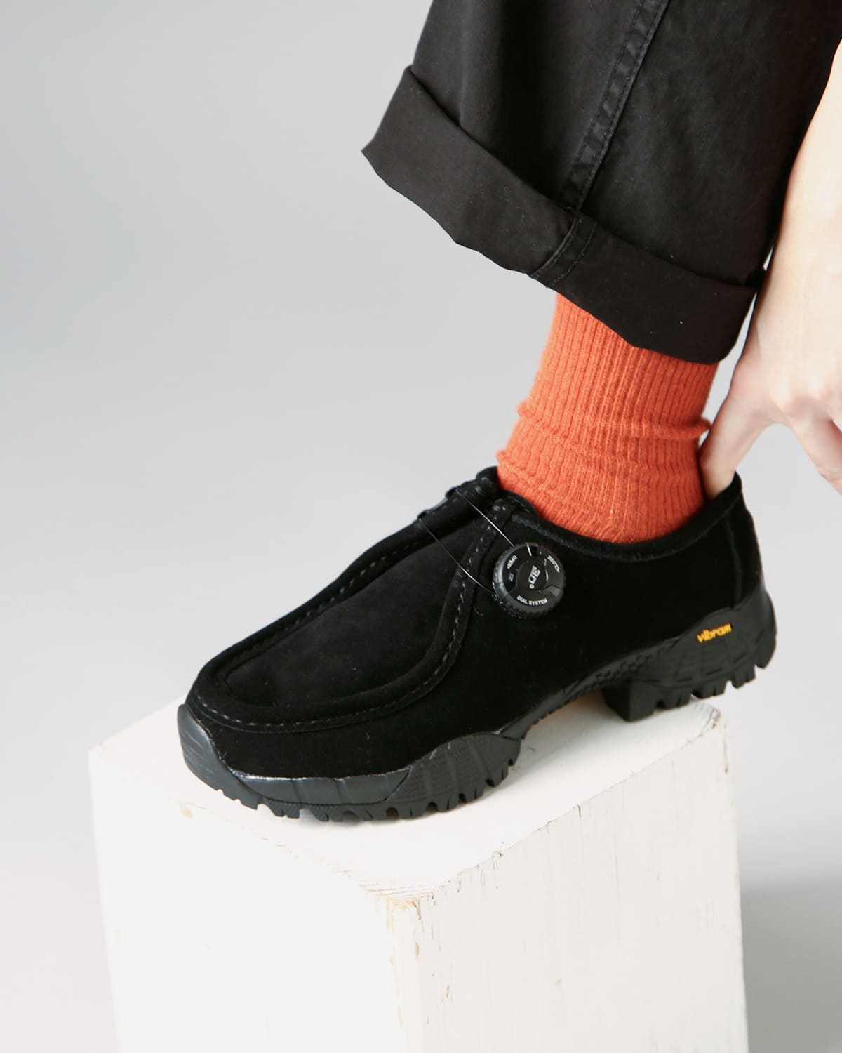 pgカウスエード ビブラムソール フリーロック シューズ “KNOCK 2 KTX” pg-0021w