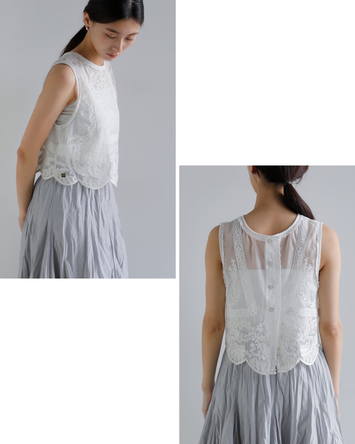 Pheeta(フィータ)レースベスト “Maria” ph015c-12