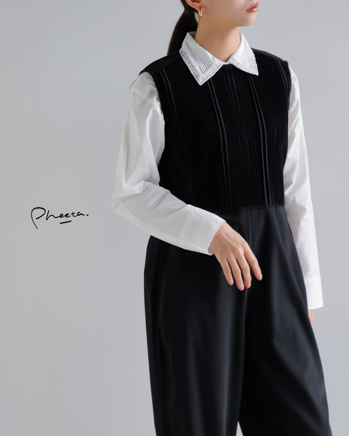 Pheeta(フィータ)ウール混 オールインワン “Bourke”ph015c-23