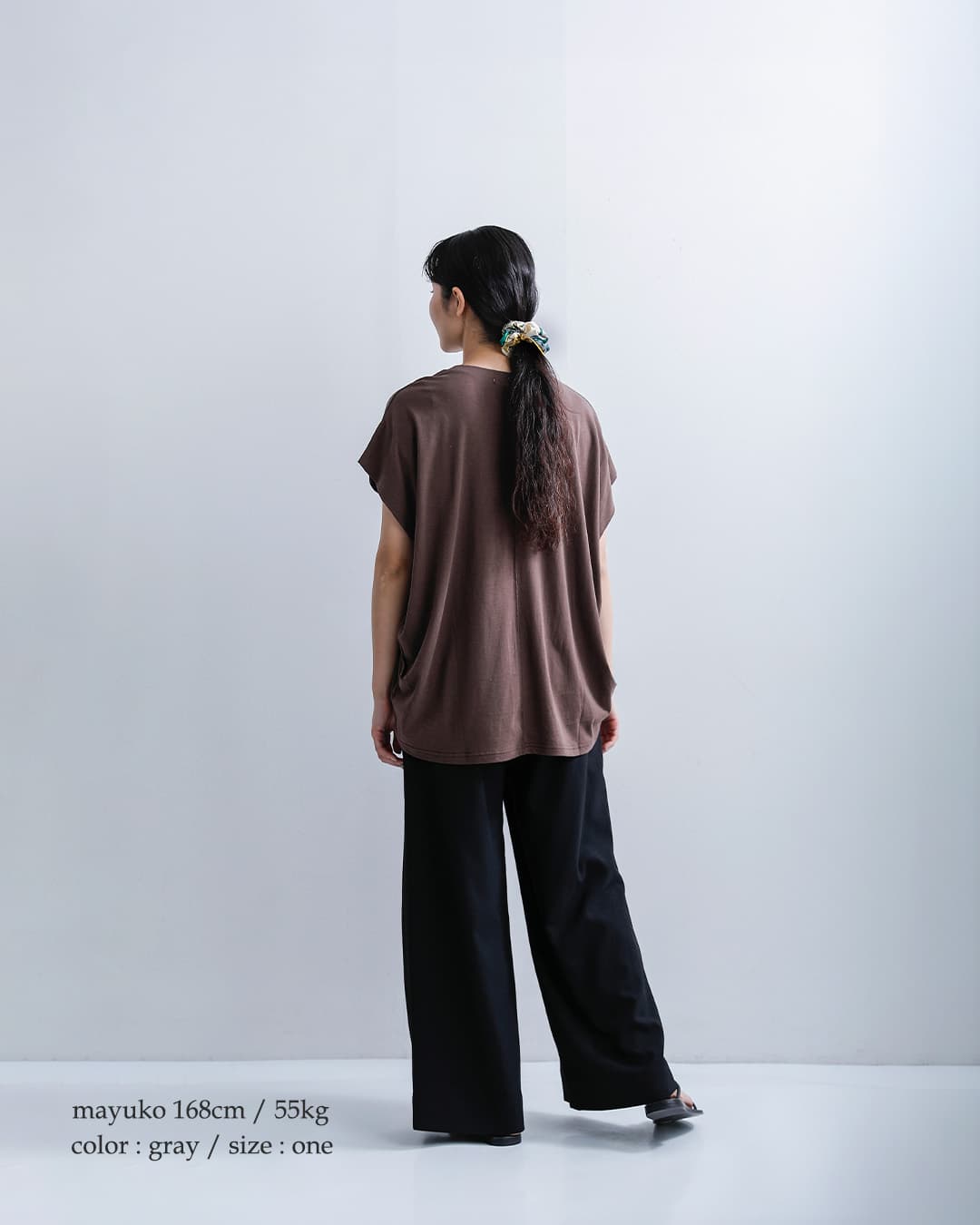 manipuriシルク プリント パイピング シュシュ piping-scrunchie