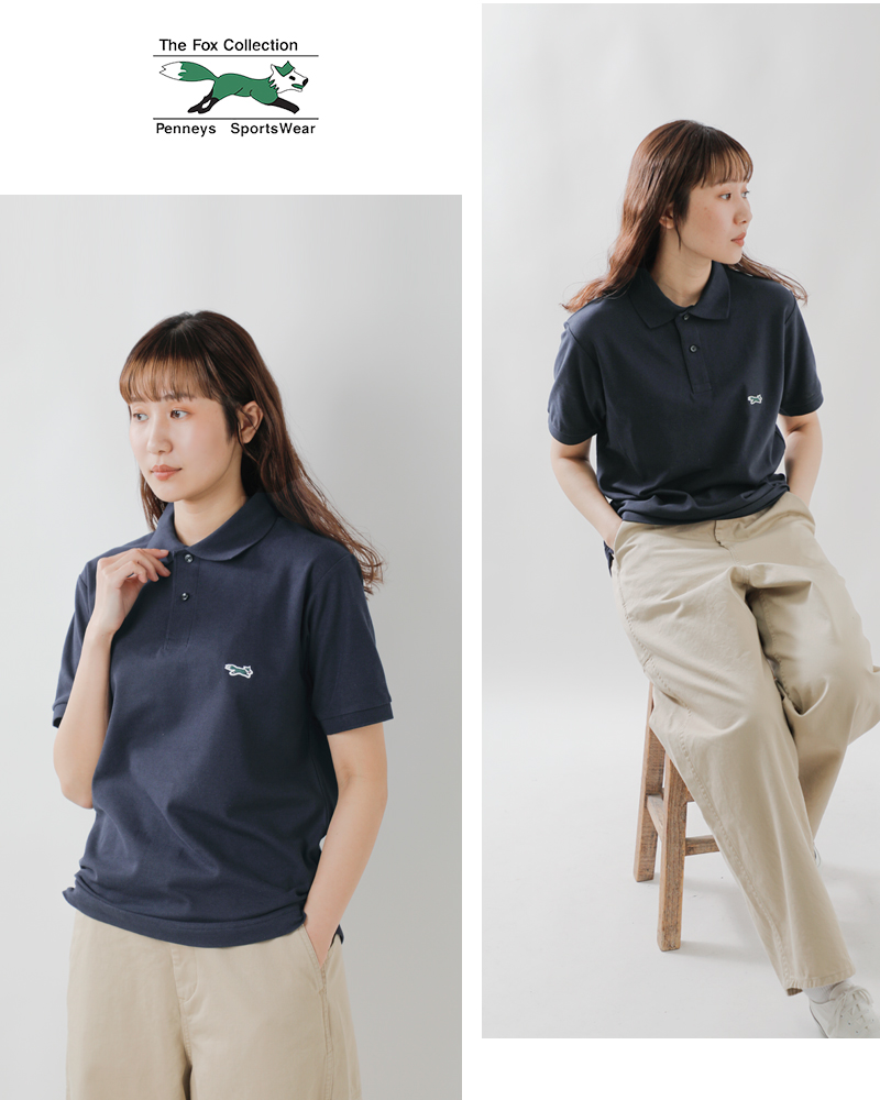 PENNEYS(ペニーズ)THEFOXドライピケポロシャツpn20s025rt