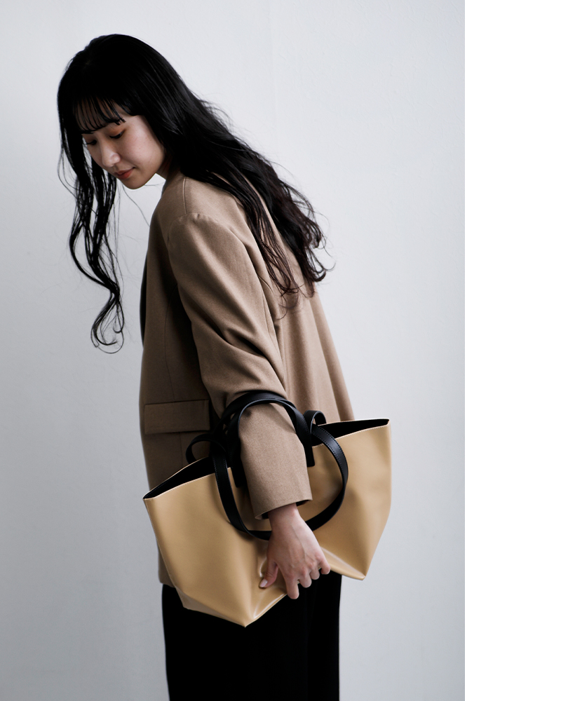 CAHU(カウ)プラティーク2wayトートバッグS“PratiqueZipS”pratique-zip