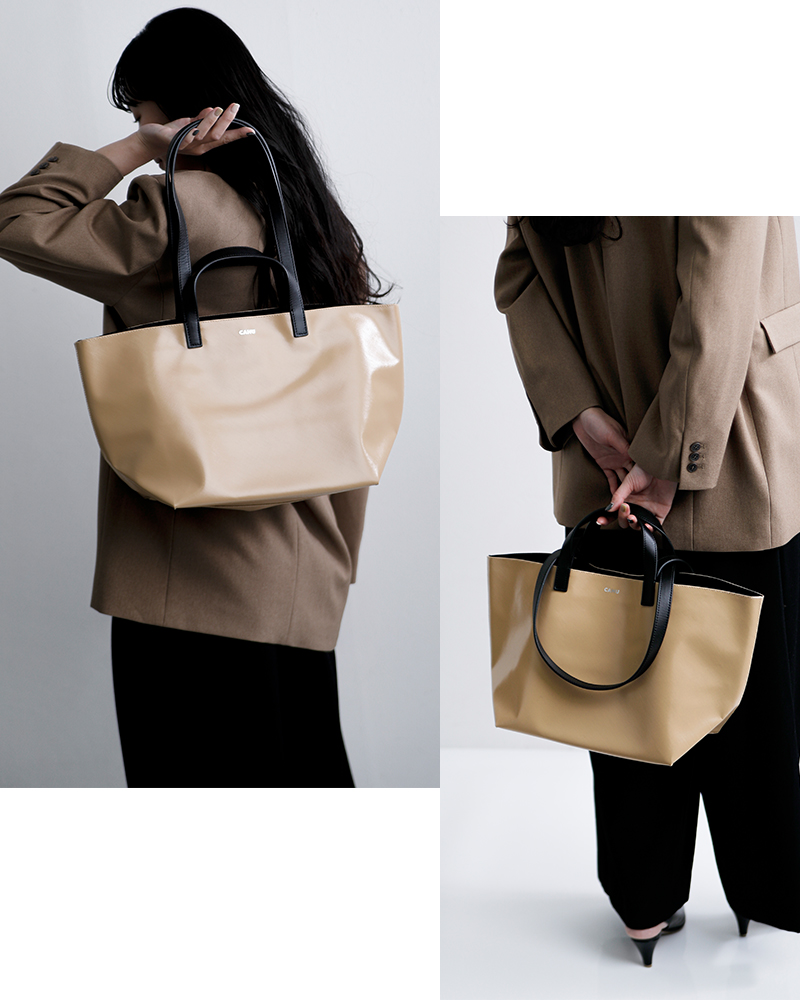 CAHU(カウ)プラティーク2wayトートバッグS“PratiqueZipS”pratique-zip