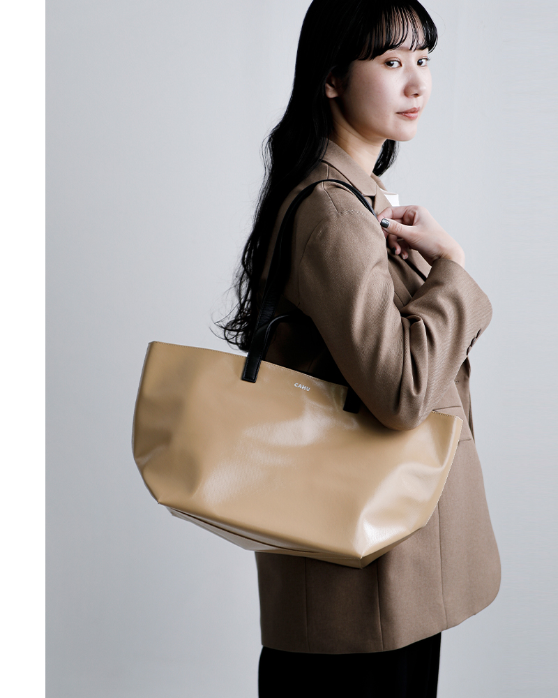 CAHU(カウ)プラティーク2wayトートバッグS“PratiqueZipS”pratique-zip