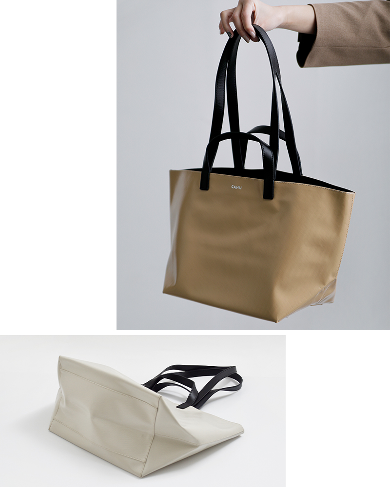 CAHU(カウ)プラティーク2wayトートバッグS“PratiqueZipS”pratique-zip