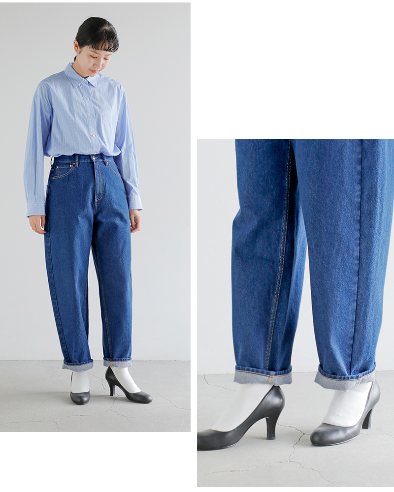 Traditional Weatherwear(トラディショナルウェザーウェア)カービーシルエットユニオンスラックデニムパンツ“UNIONSLACKS303D”l261cifpt0309ei-ej