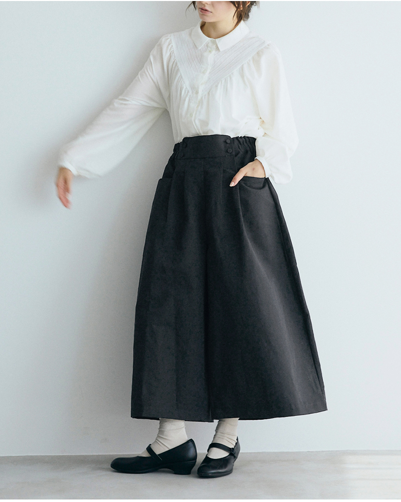 MAGALI(マガリ)ハイカウントコットンリネンコクーンパンツpt66