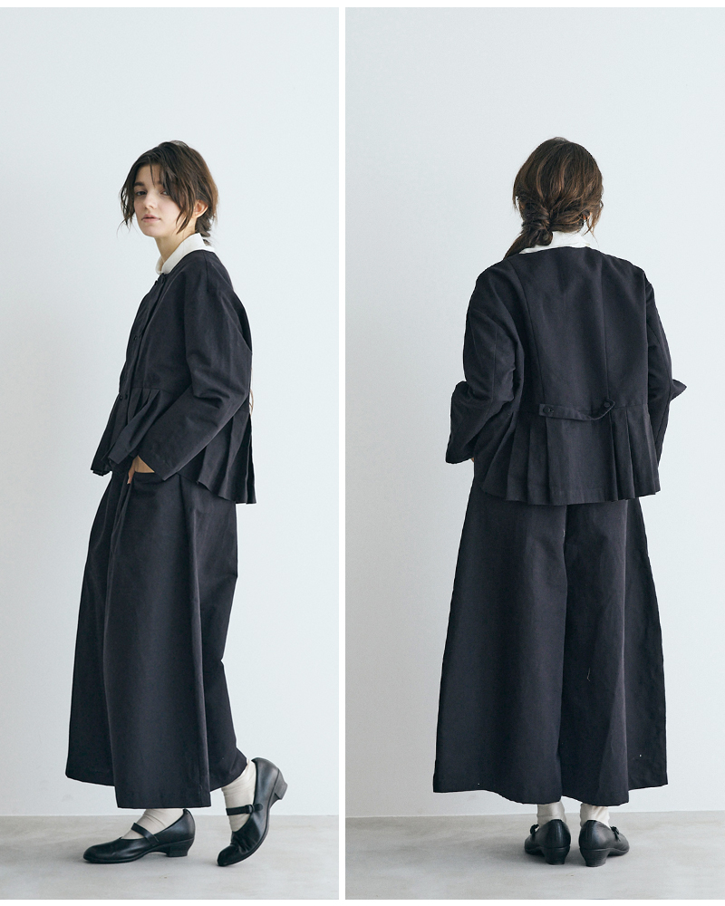 MAGALI(マガリ)ハイカウントコットンリネンコクーンパンツpt66