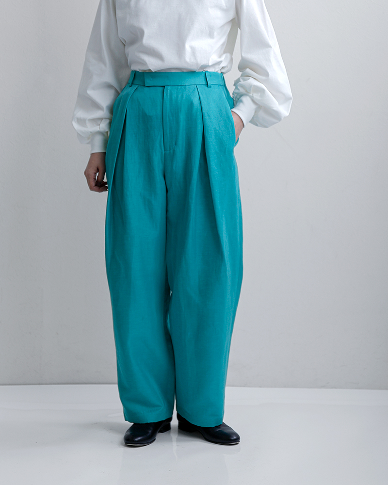 ...＆ DEAR(アンドディアー)オーバーラップタックパンツr-1695