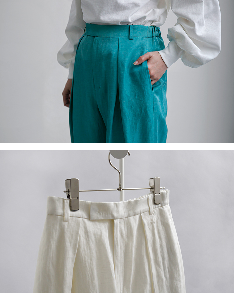 ...＆ DEAR(アンドディアー)オーバーラップタックパンツr-1695