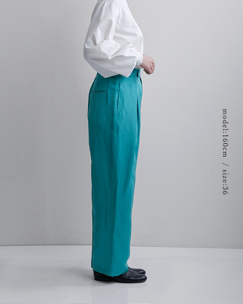 ...＆ DEAR(アンドディアー)オーバーラップタックパンツr-1695